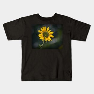 Sunny Sunflower Following the Sun Kids T-Shirt